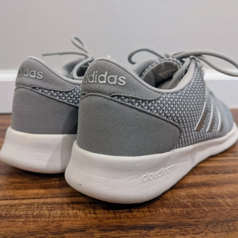 ADIDAS Cloudfoam Gray/Silver Sneakers 11 Women's HWA 1Y3001 Cushioned Comfort